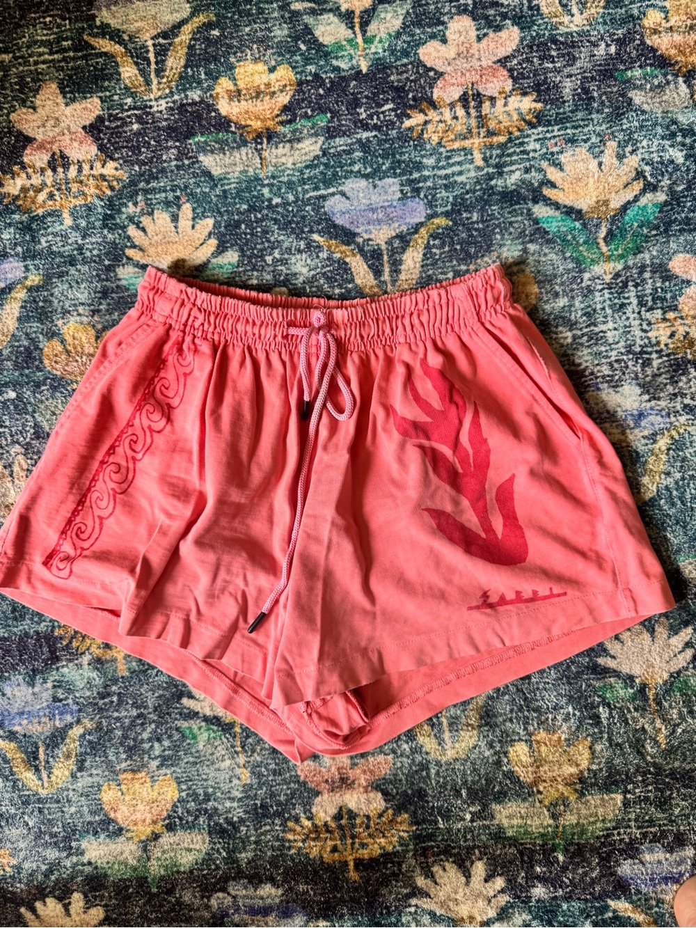 Sabbi Coral Women's Drawstring Casual Shorts